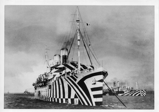 Empress of Russia painted in “dazzle” camouflage (Image: UBC)